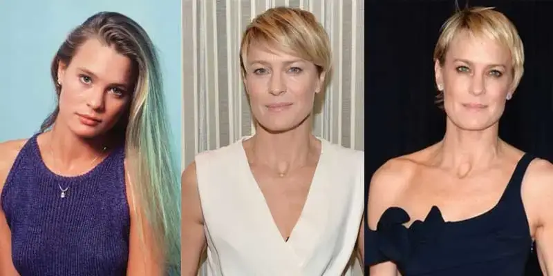 Robin Wright, antes y después